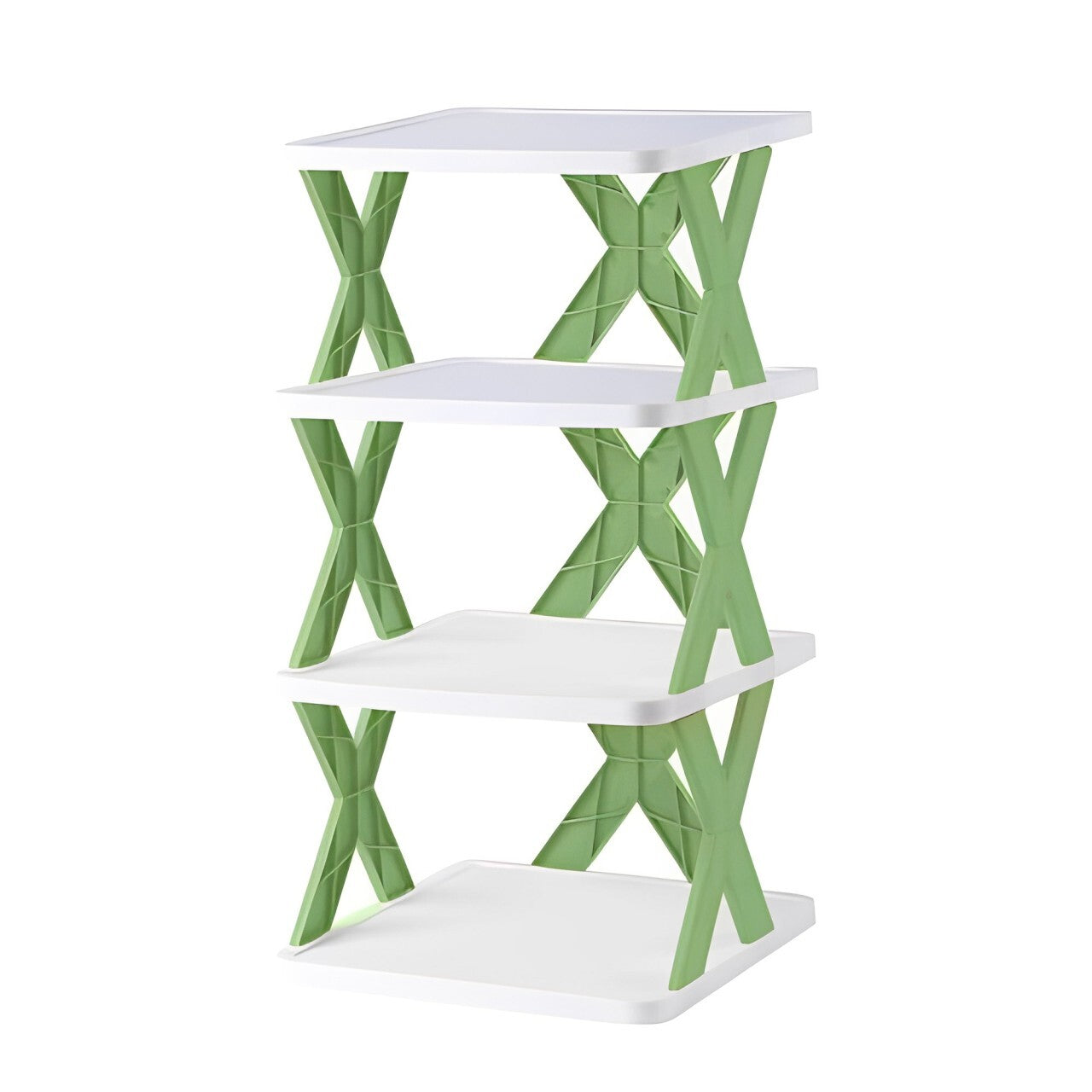 Plastic Folding Shoe Organiser 4-Layer