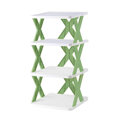 Plastic Folding Shoe Organiser 4-Layer